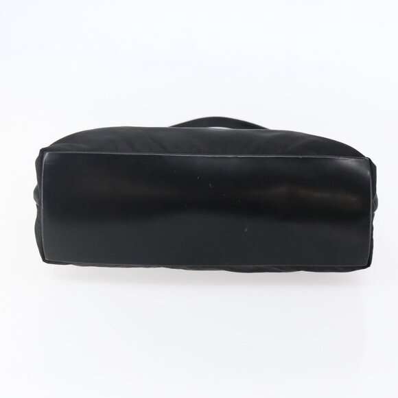 Authentic PRADA Shoulder Bag Nylon Black Silver - Picture 12 of 16